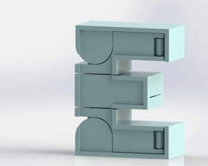 Alphabet Robot - E