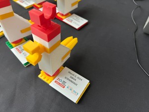 Large FLL Chicken trophy