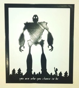 Iron Giant Wall Art Framed