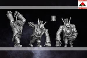  Steampunk-ish Brute Butler 28mm