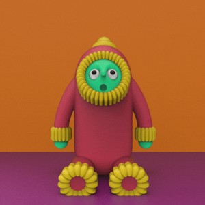 COLLECTIBLE CHARACTER 1 GREEN MONKEY