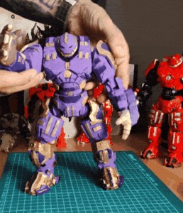 HULKBUSTER FLEXY - ARTICULATED ROBOT - ACTION FIGURE - TOY