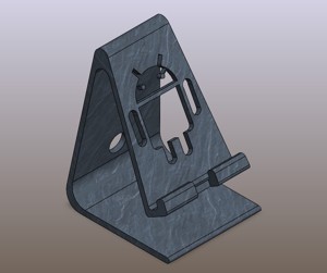 Phone holder with Robot