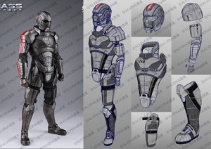 Mass Effect 2 Shepard N7 Armor - DIY Cosplay Pepakura Foam