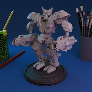 Walejaw Mecha 3D Print Model