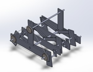 Six leg moving machine