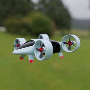 3D human carrying Dron Quadrocopter model