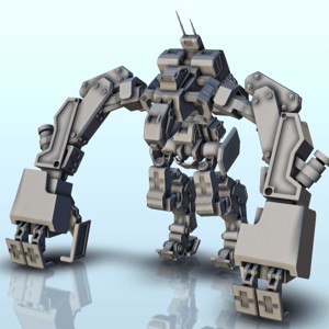 XYYSUS COMBAT ROBOT (30) - BATTLETECH MECHWARRIOR SCIFI SCIENCE FICTION SF WARHORDES GRIMDARK CONFRONTATION