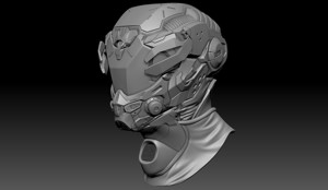 Sci-Fi Helmet 01