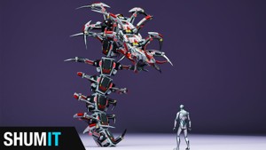 Sci-Fi Insect Scolopendra