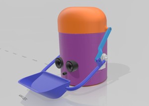 Hungry Robot Recycle Bin