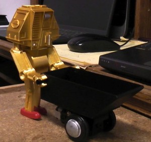 Passive walking robot.