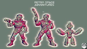 RETRO SPACE ADVENTURES MARTIANS