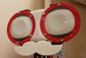 Meccano Meccanoid handlebar moustache