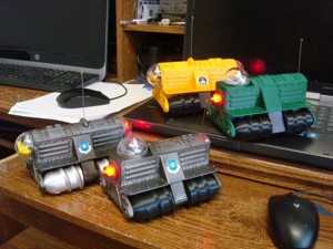 Screw drive tank. Archimedes Explorer