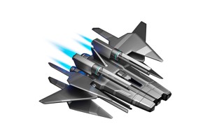 Sci-fi spaceship