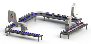 conveyors and robot arms