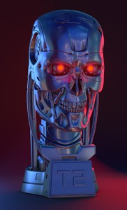 Terminator bust (movie accurate)