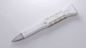 Futuristic Medical Knife Scalpel Weapon Game Ready Lab Tool