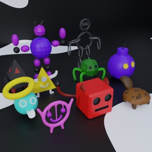 CUTE MONSTERS AND CREATURES