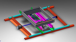 X-Y axis CNC platform.