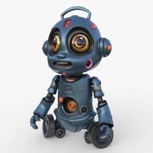 Cute Robot Child 
