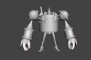 Robot Franky 3D Model