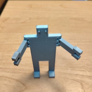 TWO TOY ROBOTS