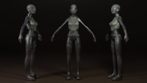 sci-fi character