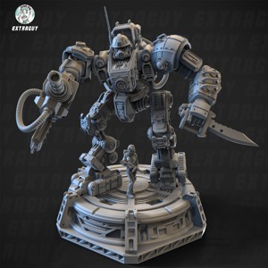 IRON JOE FIGHTING MECH POSEABLE SET 100MM