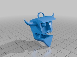 Futurama Robot Devil Head Keychain