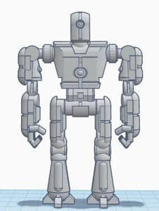 N4CR Security Robot Droid Tabletop Gaming Minaiture