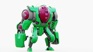 BATTLE DROID S-200   RIGGED