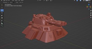 SCIFI PLASMA CANNON TURRET