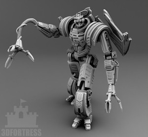  A robot with claws