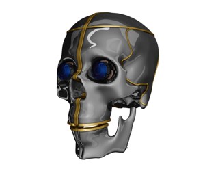 CYBORG SKULL - 3D EXPERIMENTAL PROTOTYPE