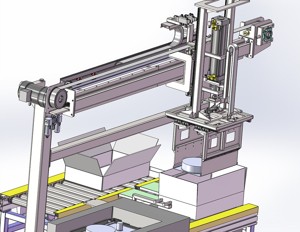 industrial 3D model Automatic canning machine