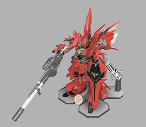 Gundam Sinanju - detail Modelling