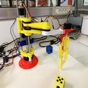 Parametrized SCARA robotic arm. Customizable. 1200+ g PAYLOAD !!!