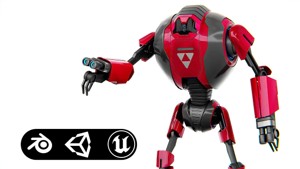 MILITARY DROID F-50 Rigged for Unreal Engine - Unity - MIXAMO
