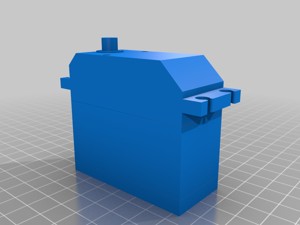 HV2060MG Digital servo DS HV 3D Model