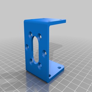 motor mount for Nextrox Mini geared motor with top platform support