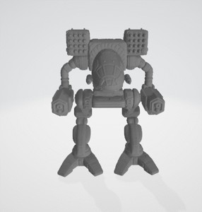 TIMBERWOLF MADCAT ROBOT WARRIOR MINIATURE MODEL FOR SCIFI GAMES