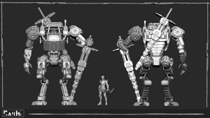Blockout Robot Hard surface 