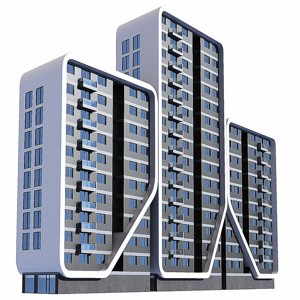 Multi storey modern high house 09
