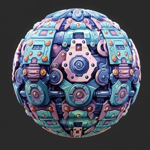 Sci-FI Seamless Texture 