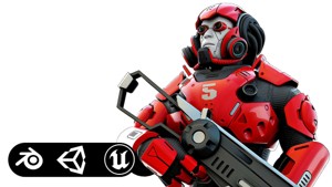 CYBORG SOLDIER RX-900 Rigged for Unreal Engine - Unity - MIXAMO