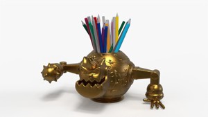 Robotic Cat Pencil Holder