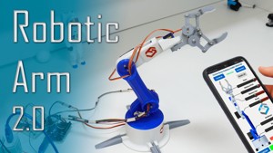 DIY Arduino Robot Arm with Smartphone Control