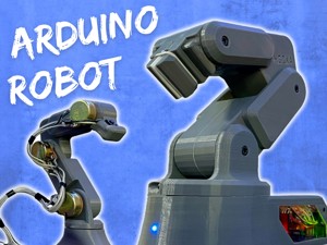 Compact Robot Arm (Arduino) - 3D Printed